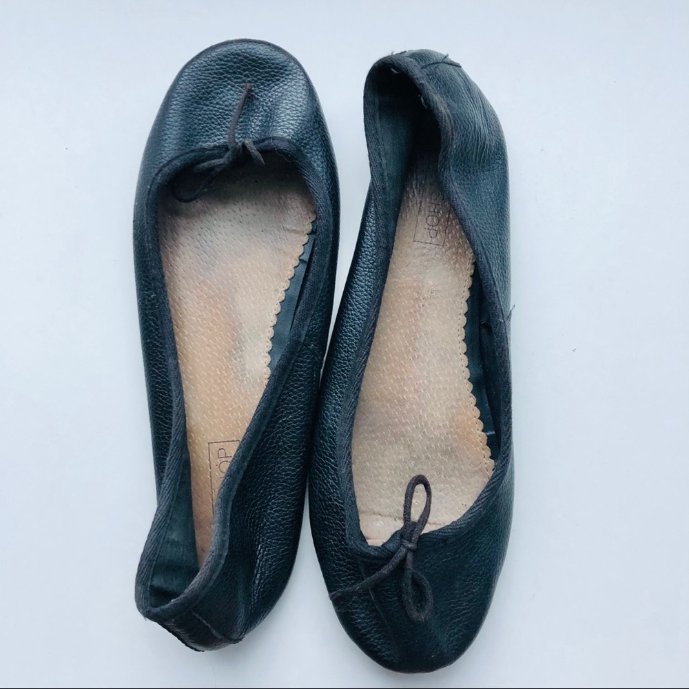 Topshop black ballet flats | 39
